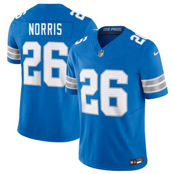Men & Women & Youth Detroit Lions #26 Morice Norris Blue 2025 F.U.S.E. Vapor Limited Stitched Jersey